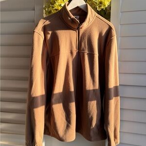 North Star. Size L. Women's Tan Zip-Up Jacket